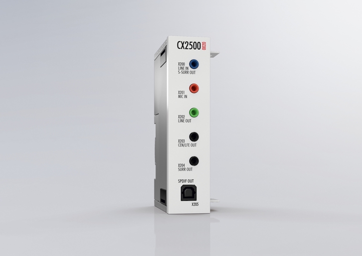 CX2500-0020 Audio-Schnittstelle 1: