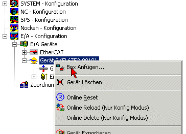 TwinCAT System Manager 7: