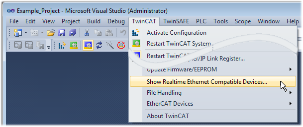Installation TwinCAT Realtime Treiber 2: