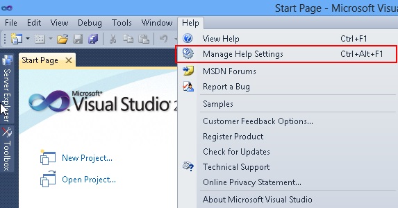 Aktualisierung in Visual Studio® 2010 1: