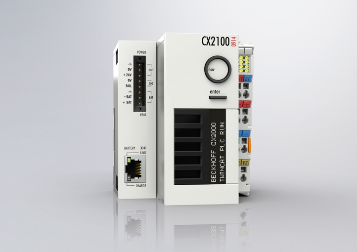 CX2100-0914 Netzteil mit integrierter Ladeelektronik für Akkupack 1: